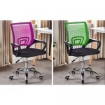 Office & Home Mesh Chair NAPOLI Green Modern Adjustable with Metal Base